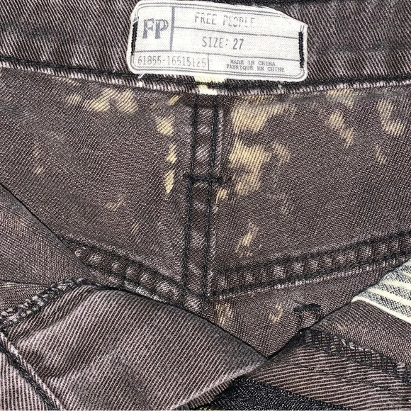 Free People Shibori Cutoff Jean Shorts - Picture 9 of 9